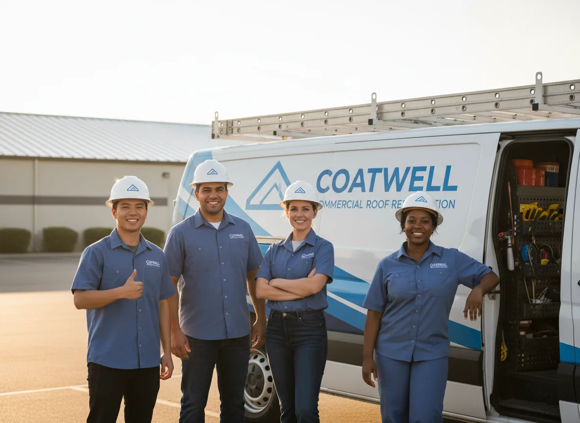 Commercial roof coating company in Burdett, NY